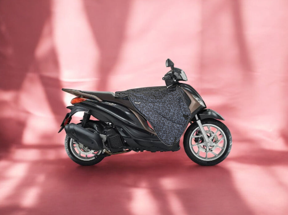 Stricto Premium Piaggio beenkleed scooter - Leopard Grey