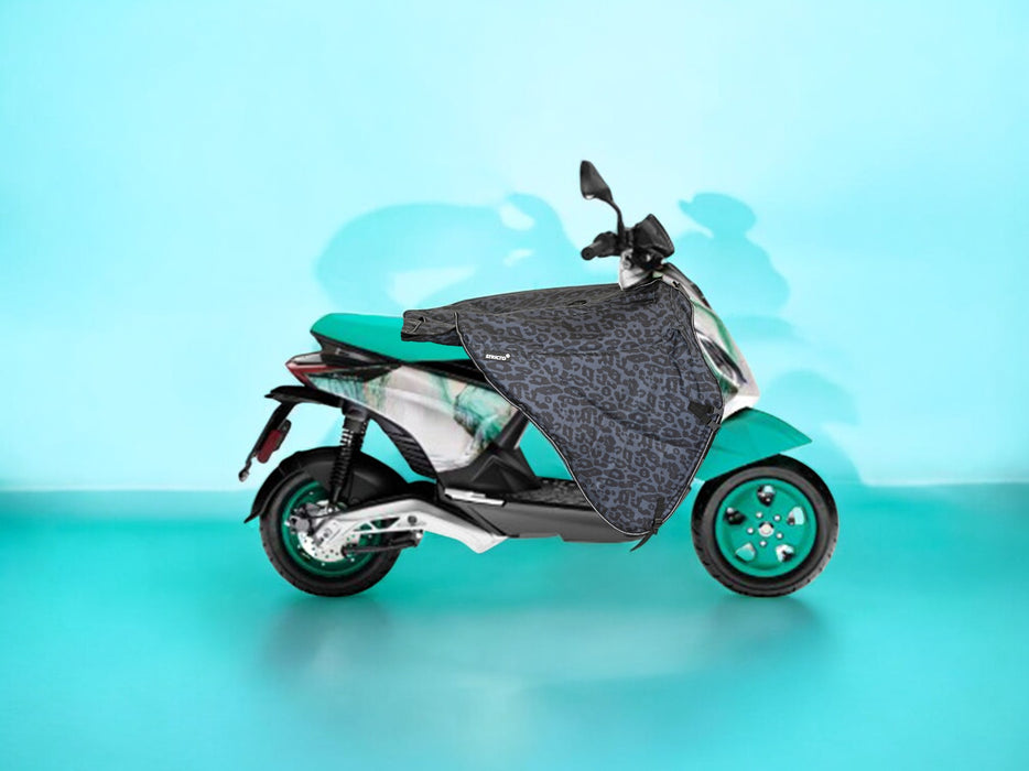 Stricto Premium Piaggio beenkleed scooter - Leopard Grey