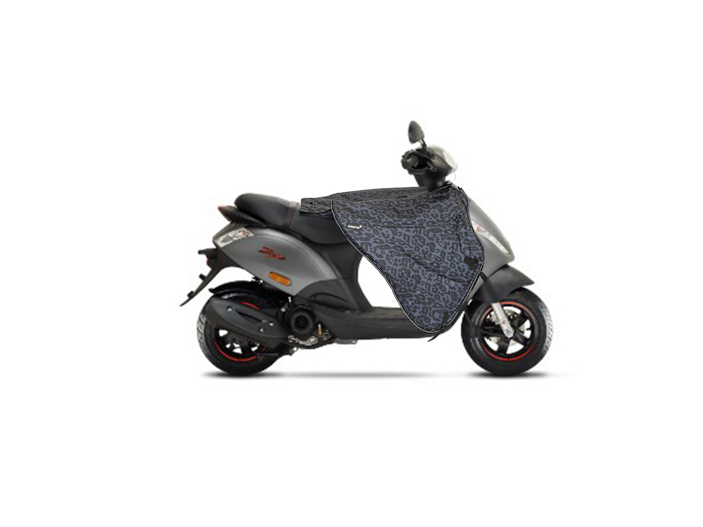 Stricto Premium Universeel scooter beenkleed - Leopard Grey