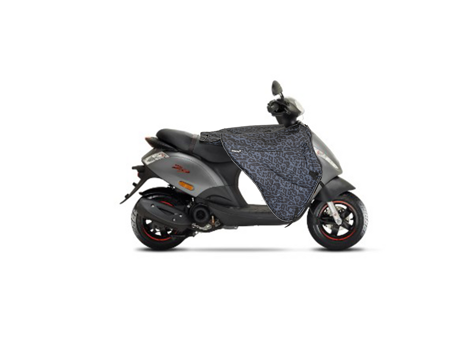 Stricto Premium Piaggio beenkleed scooter - Leopard Grey