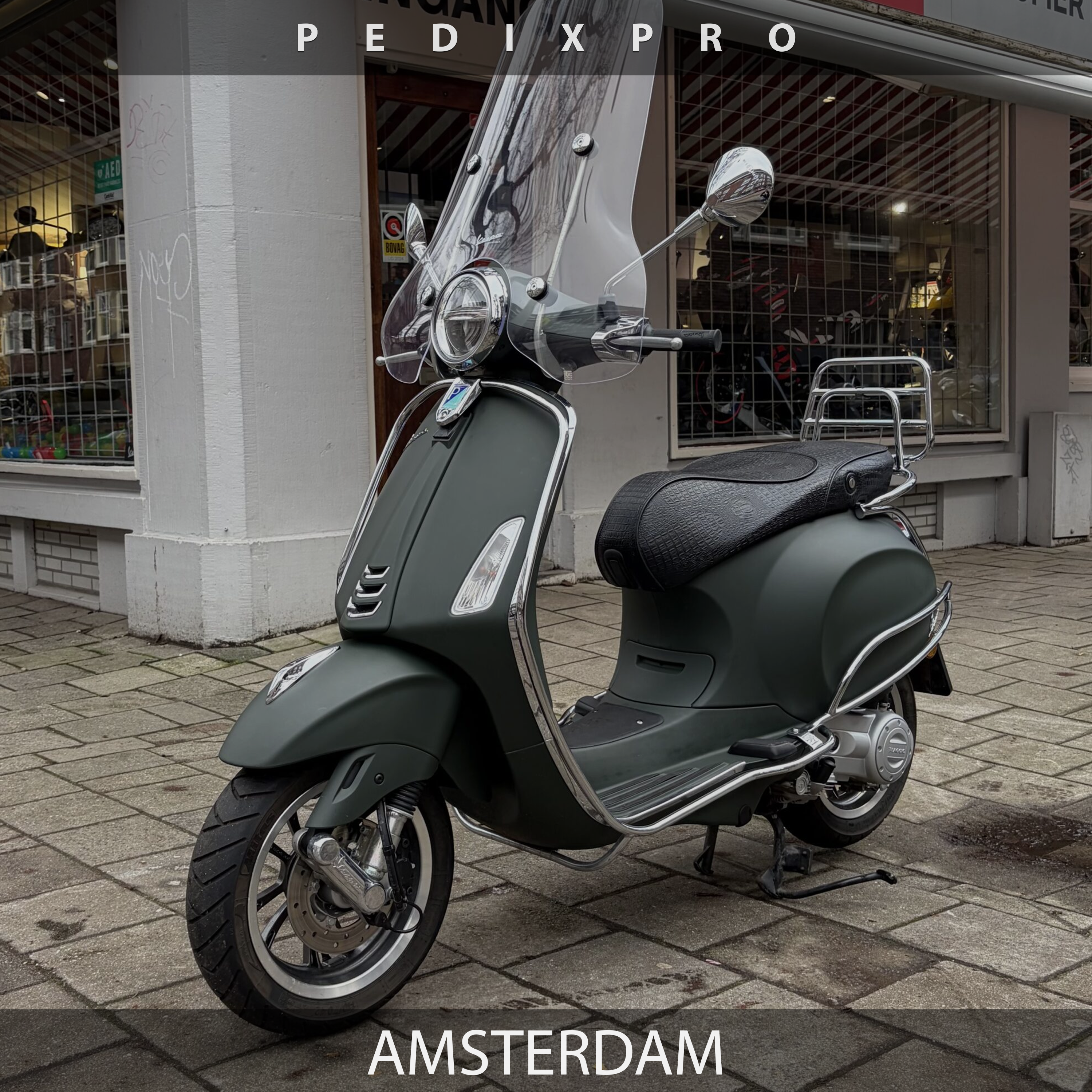 Vespa Primavera matgroen (2020) | 210 km | BOVAG-garantie