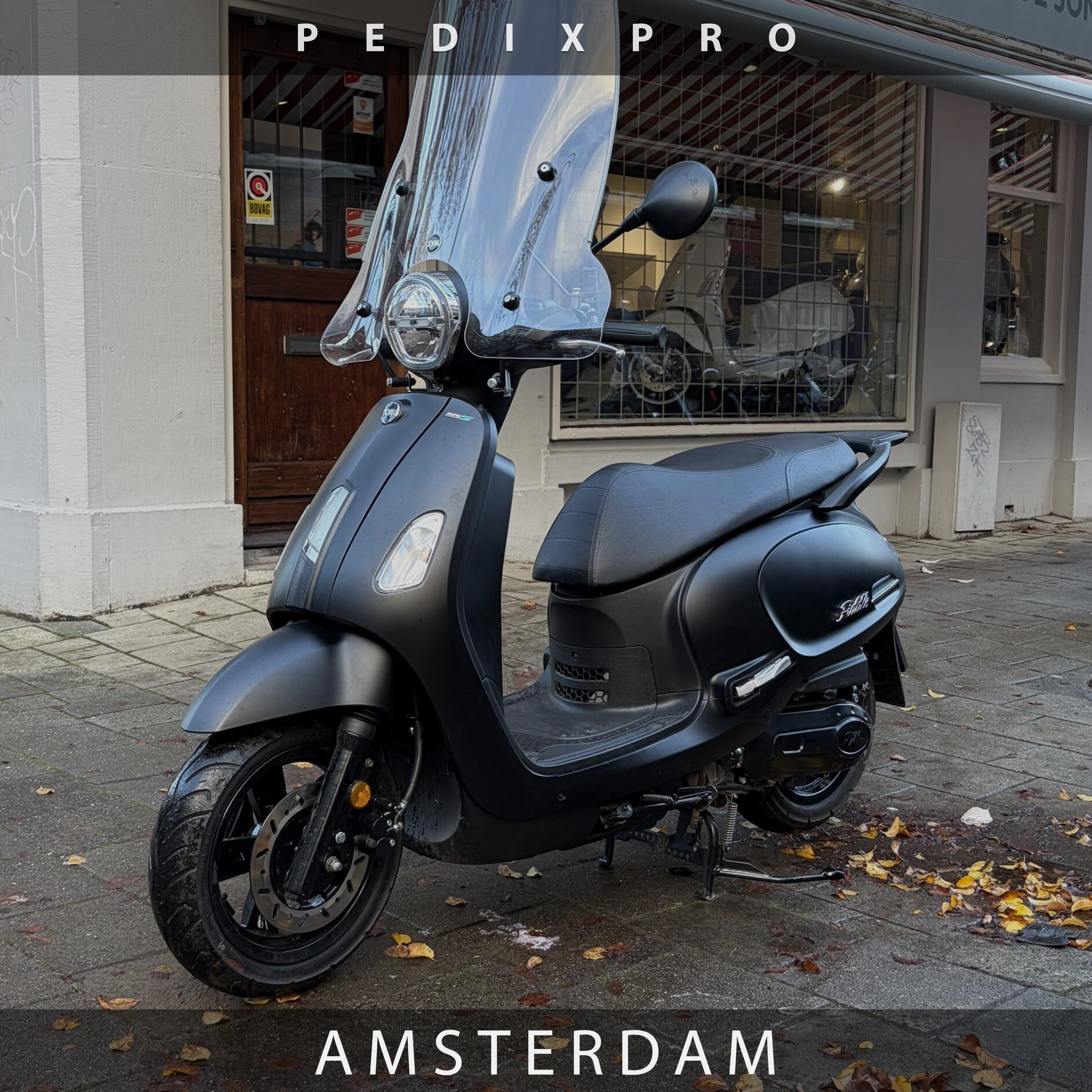 Sym Fiddle 4 50 matzwart (2023) | 400 km | BOVAG