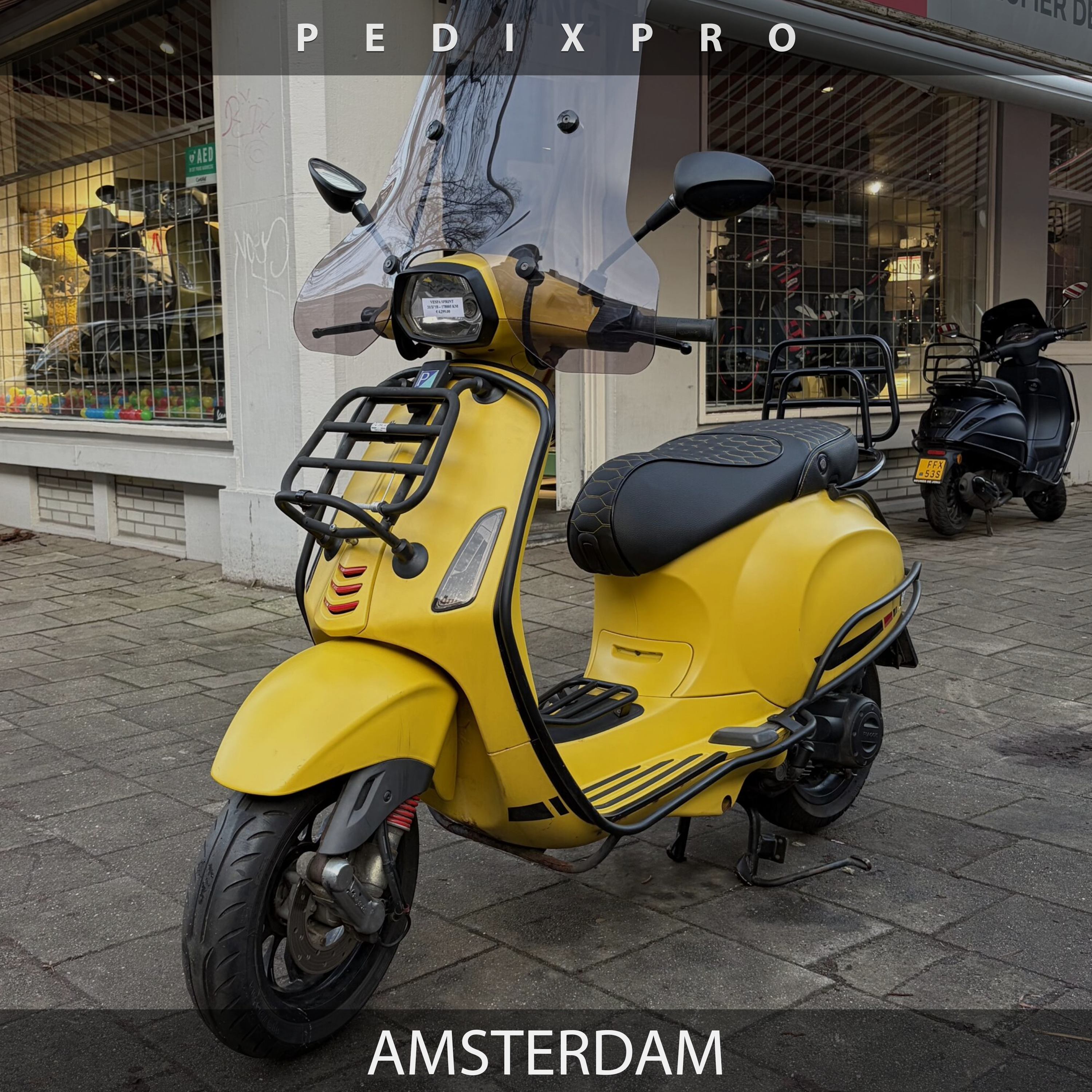 Vespa Sprint matgeel (2018) | 17.068 km | Compleet uitgevoerd