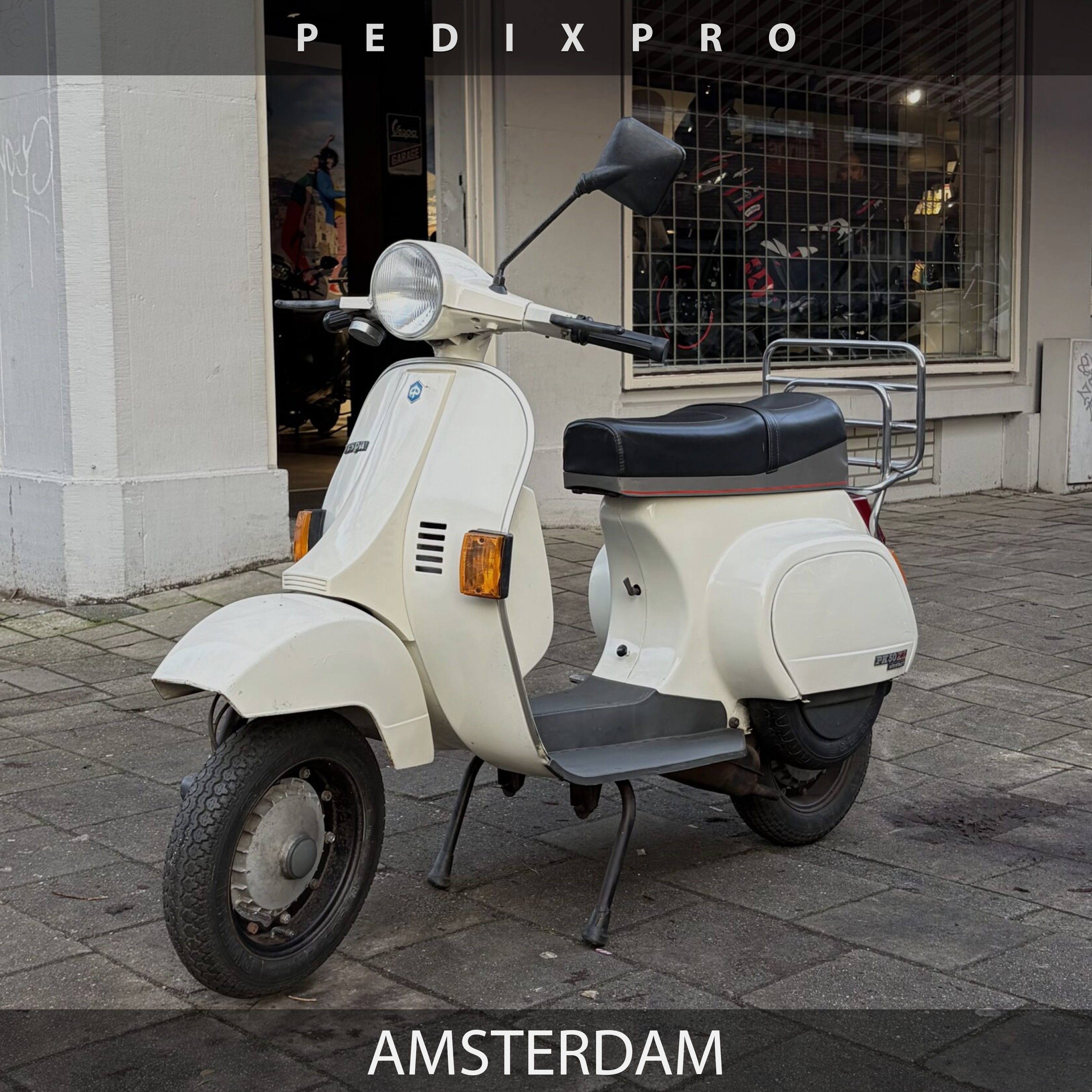Vespa PX 50 XL wit (1988) | 7.970 km | Klassieke Vespa