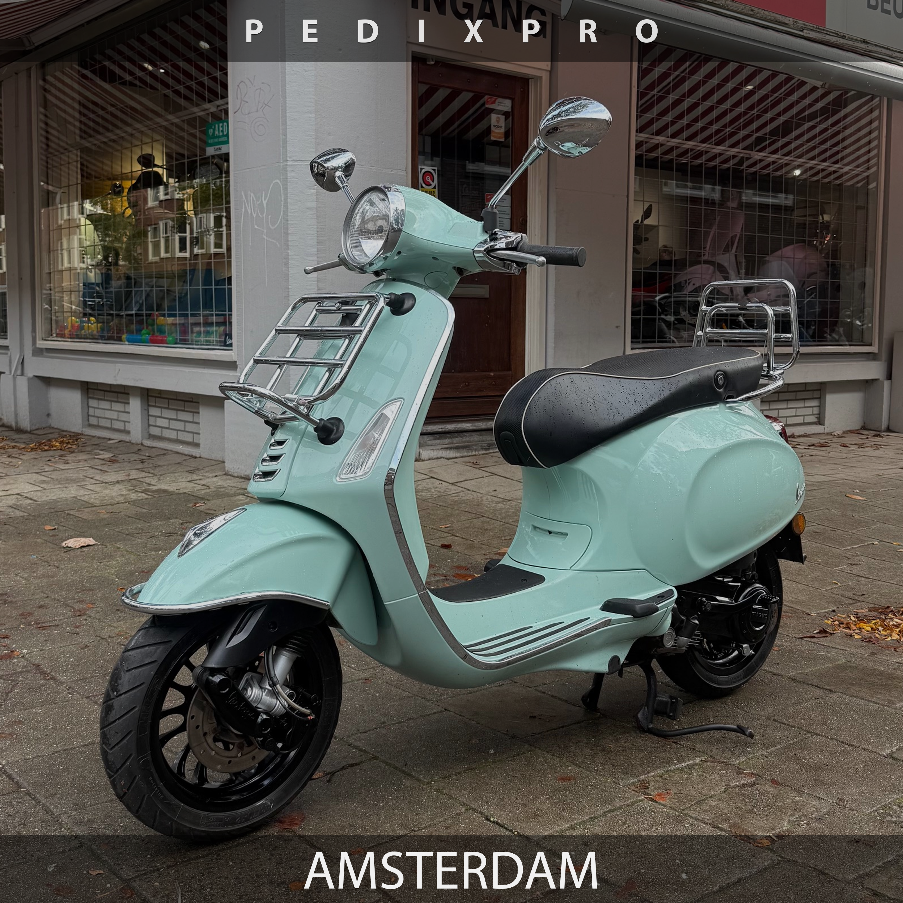 Vespa Primavera 50 groen (2020) | 7.600 km | Custom | BOVAG