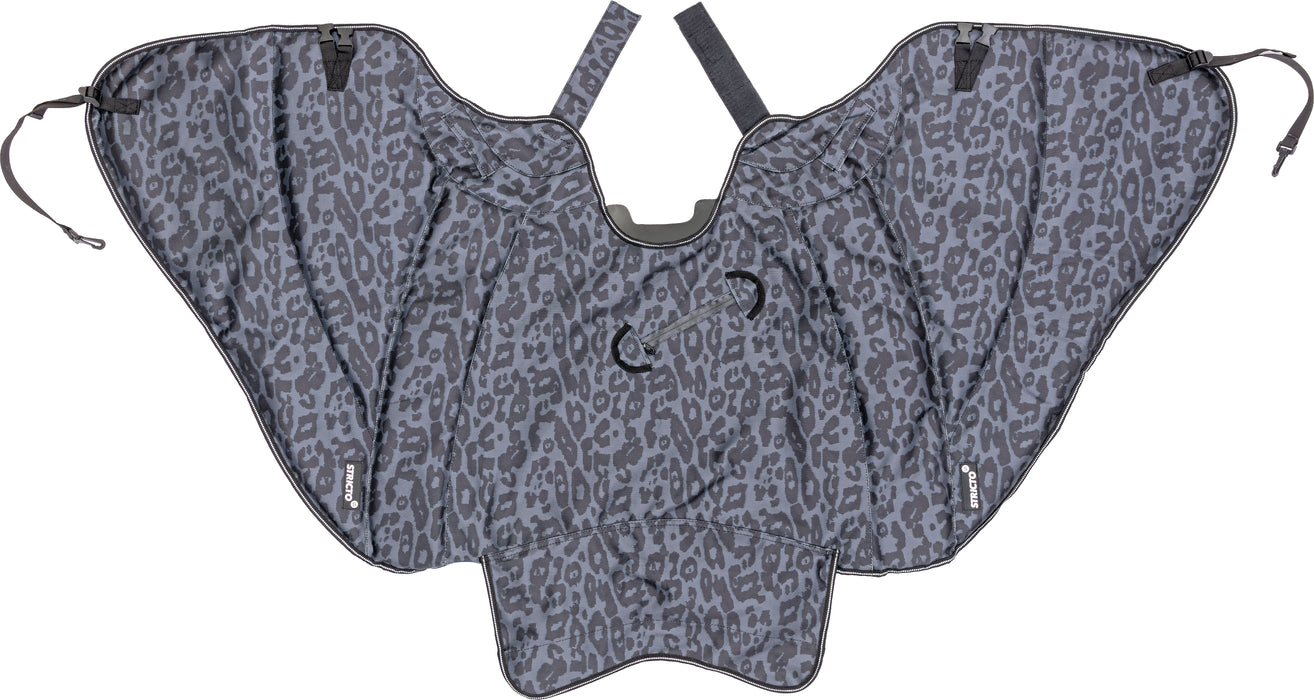 Stricto Premium Piaggio beenkleed scooter - Leopard Grey