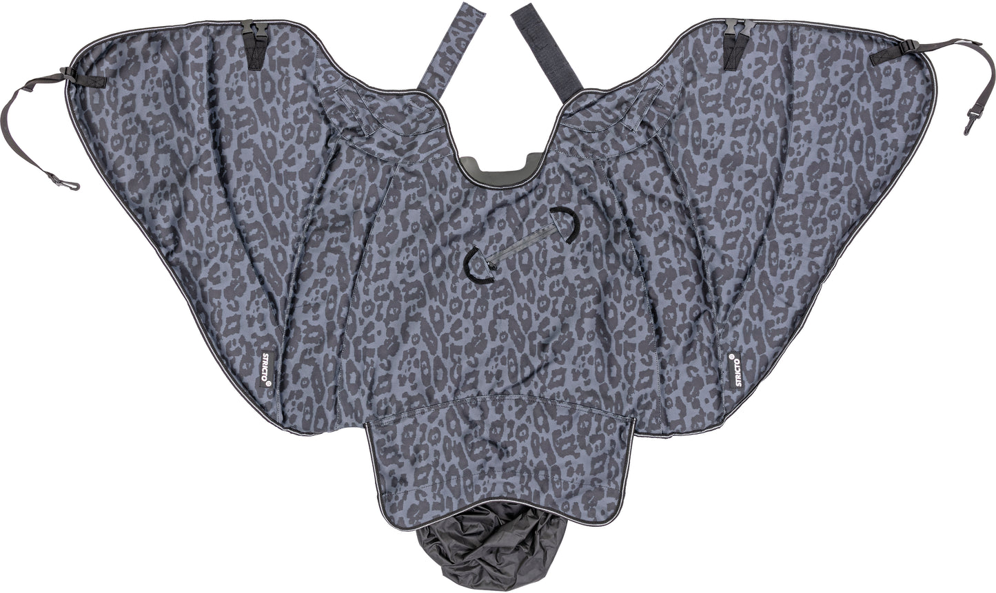 Stricto Premium China scooter beenkleed - Leopard Grey