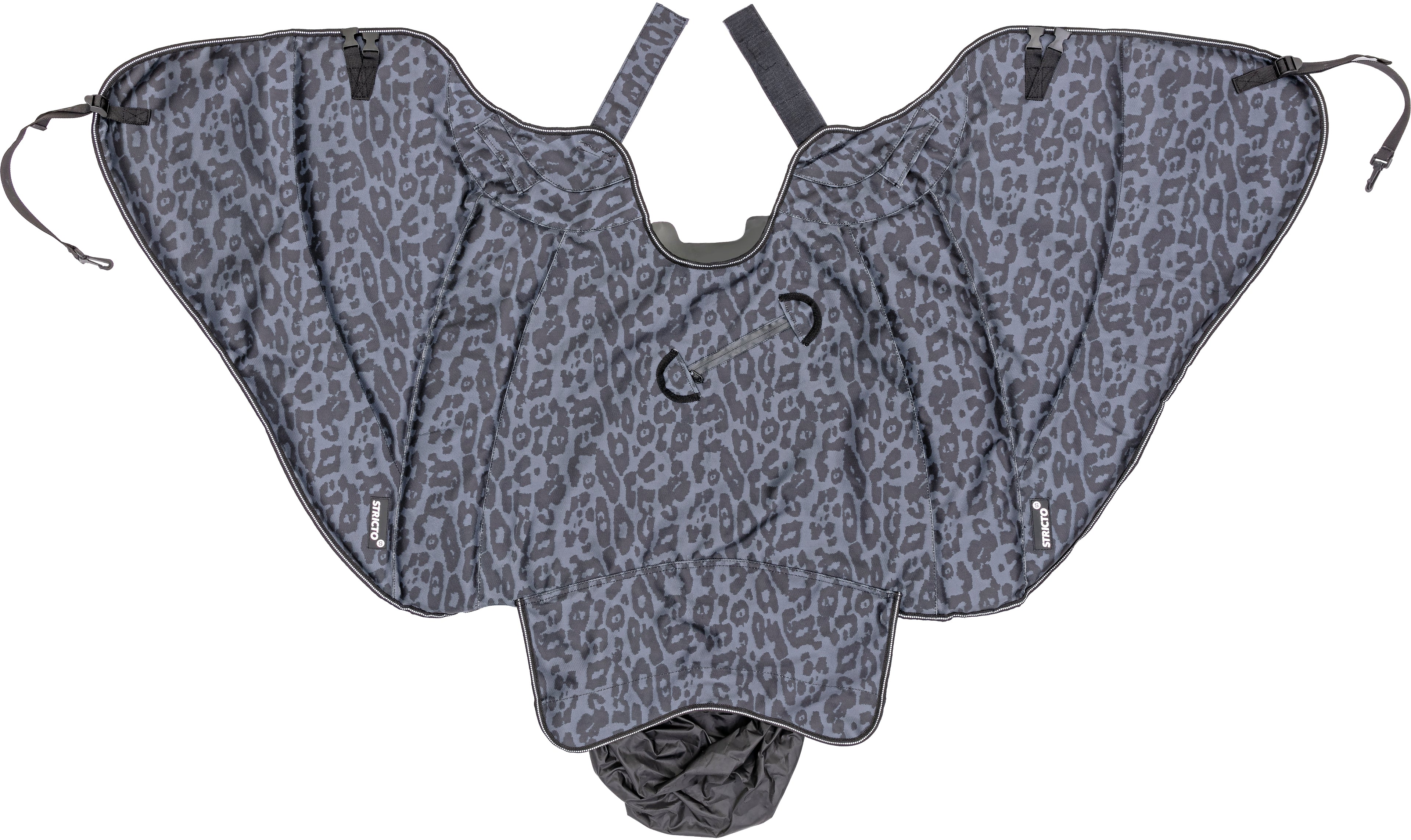 Stricto Premium Universeel scooter beenkleed - Leopard Grey