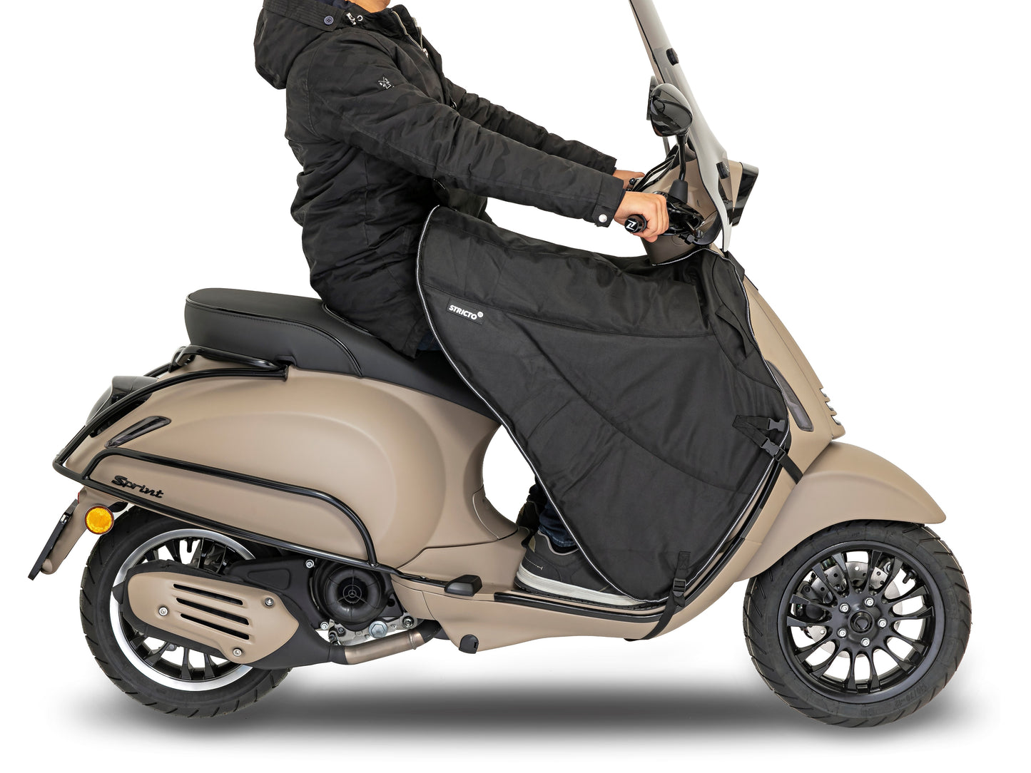 Stricto Premium Universeel scooter beenkleed - Zwart