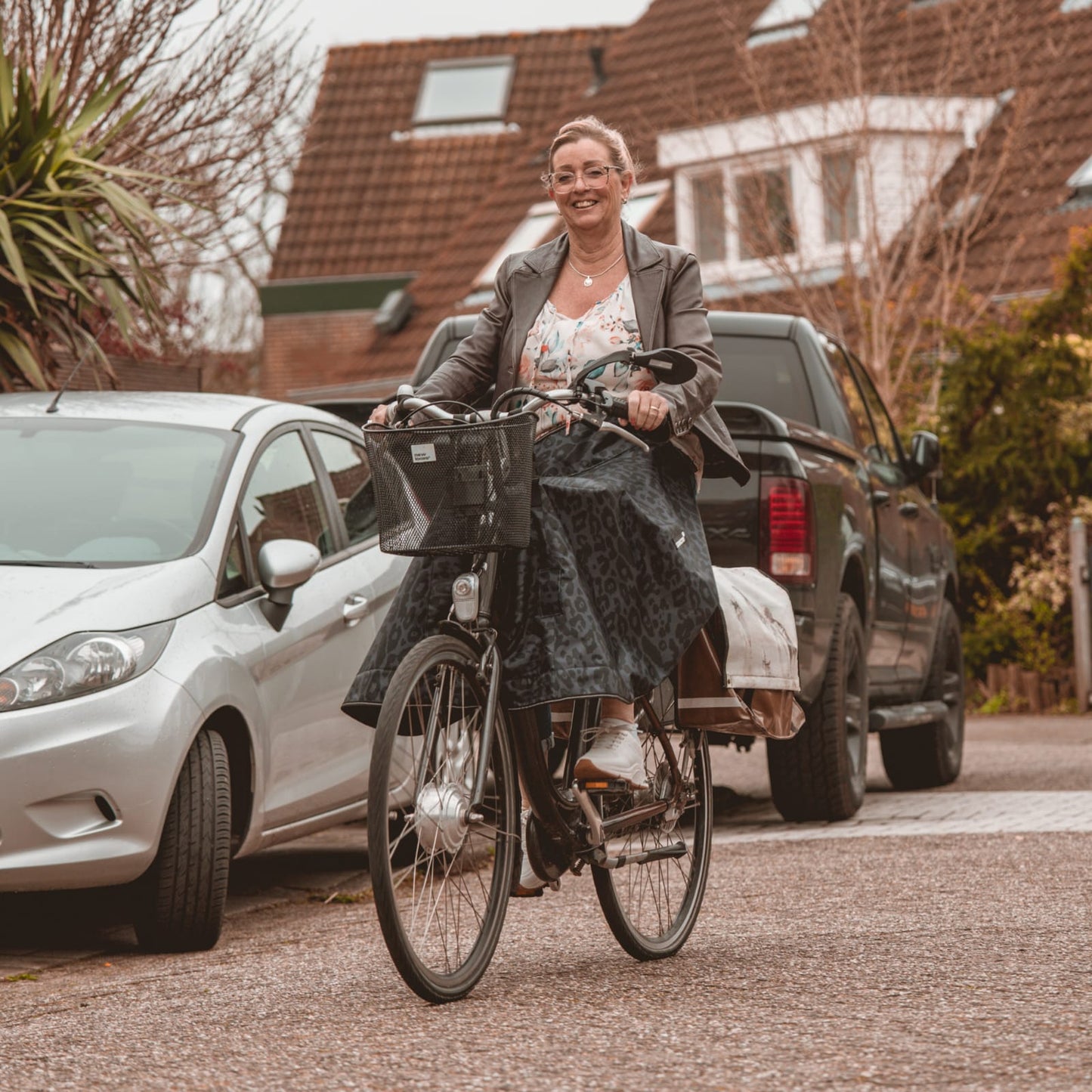 Stricto Bakfiets beenkleed - Zwart