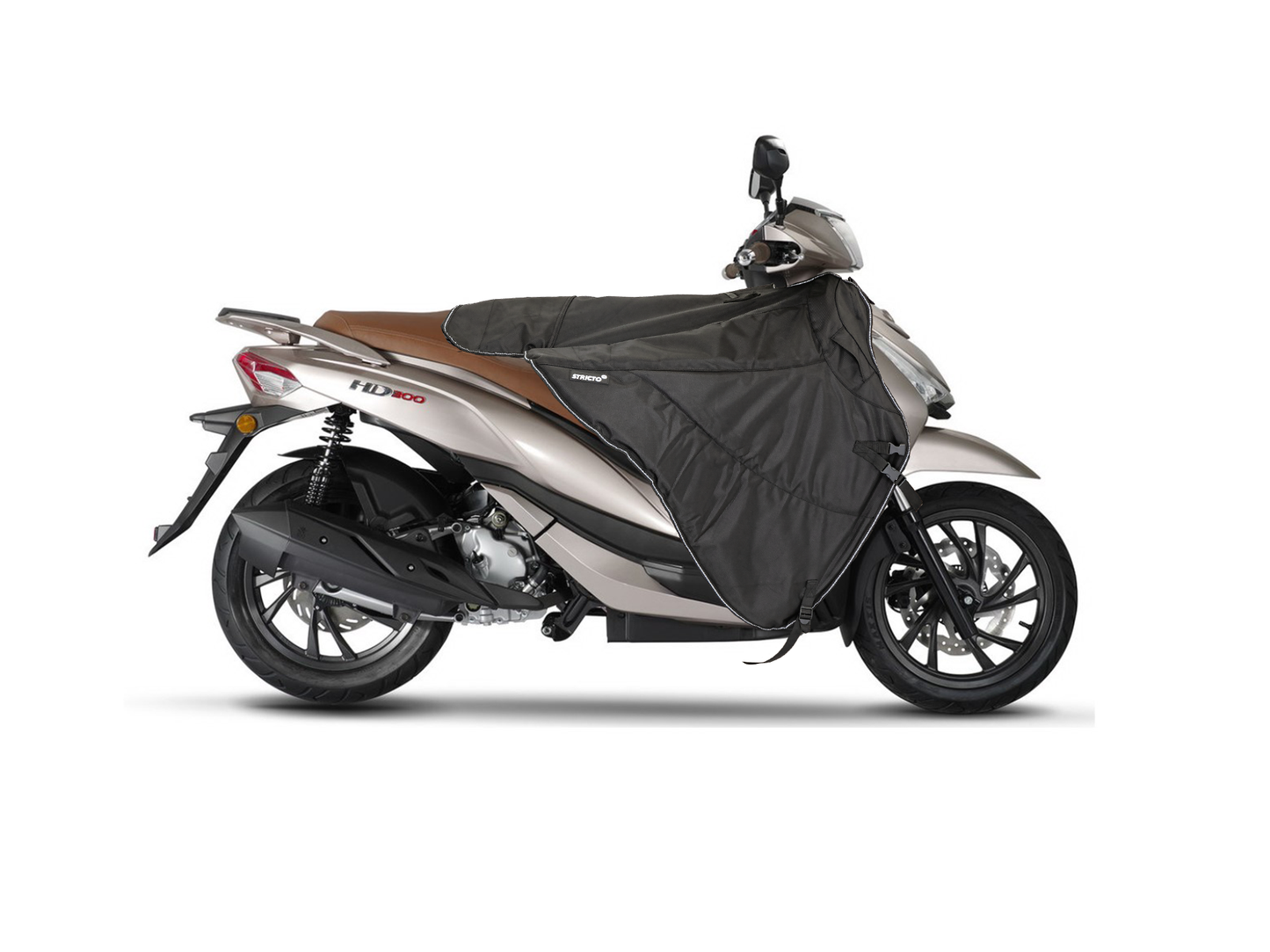 Stricto Premium Universeel scooter beenkleed - Zwart