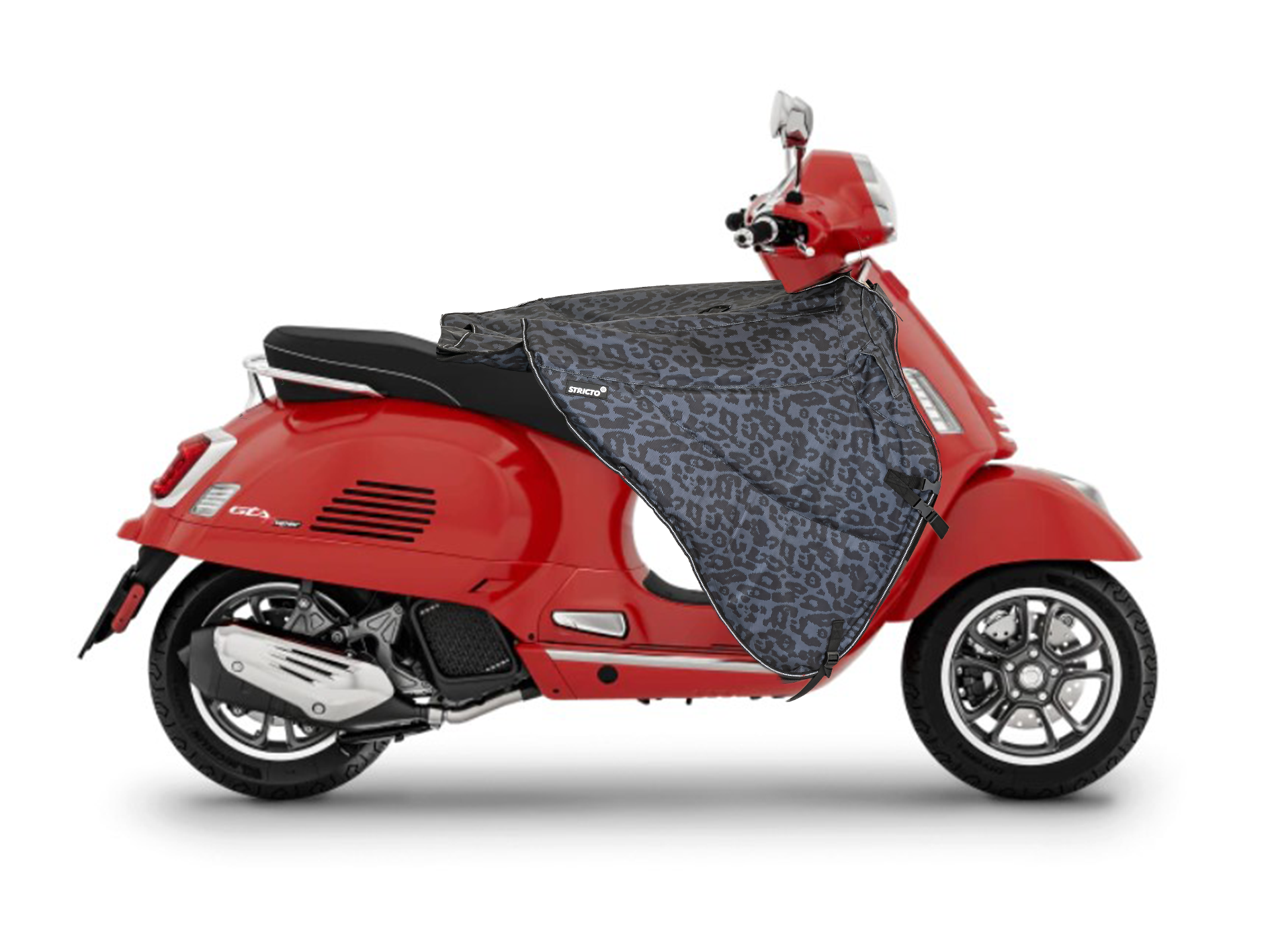 Stricto Premium Universeel scooter beenkleed - Leopard Grey