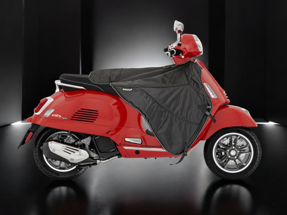 Stricto Premium Vespa beenkleed scooter - Zwart