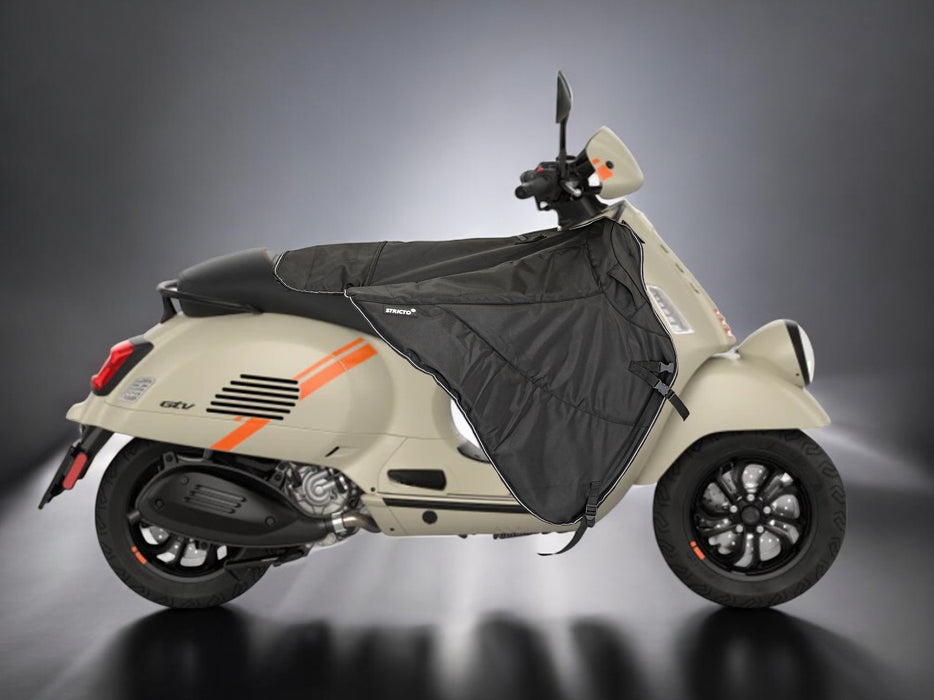 Stricto Premium Vespa beenkleed scooter - Zwart
