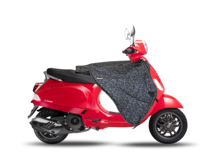 Stricto Premium Vespa beenkleed scooter - Leopard Grey