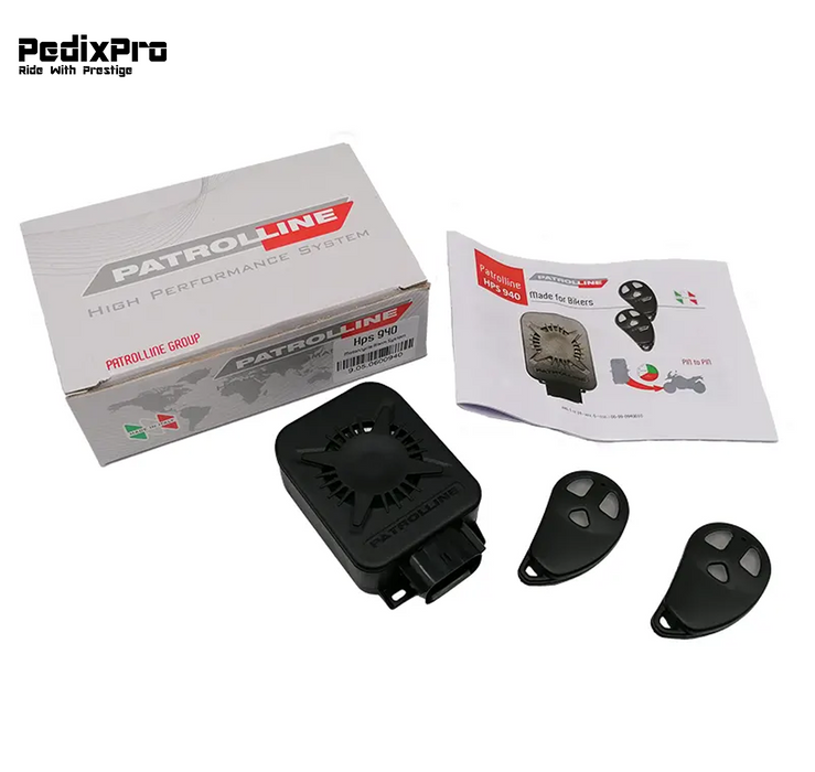 Patrolline HPS 940 scooteralarm + Noodstroom en draadboom