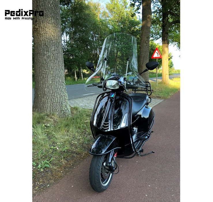 VESPA SPRINT WINDSCHERM - HOOG TRANSPARANT - ORIGINEEL MODEL